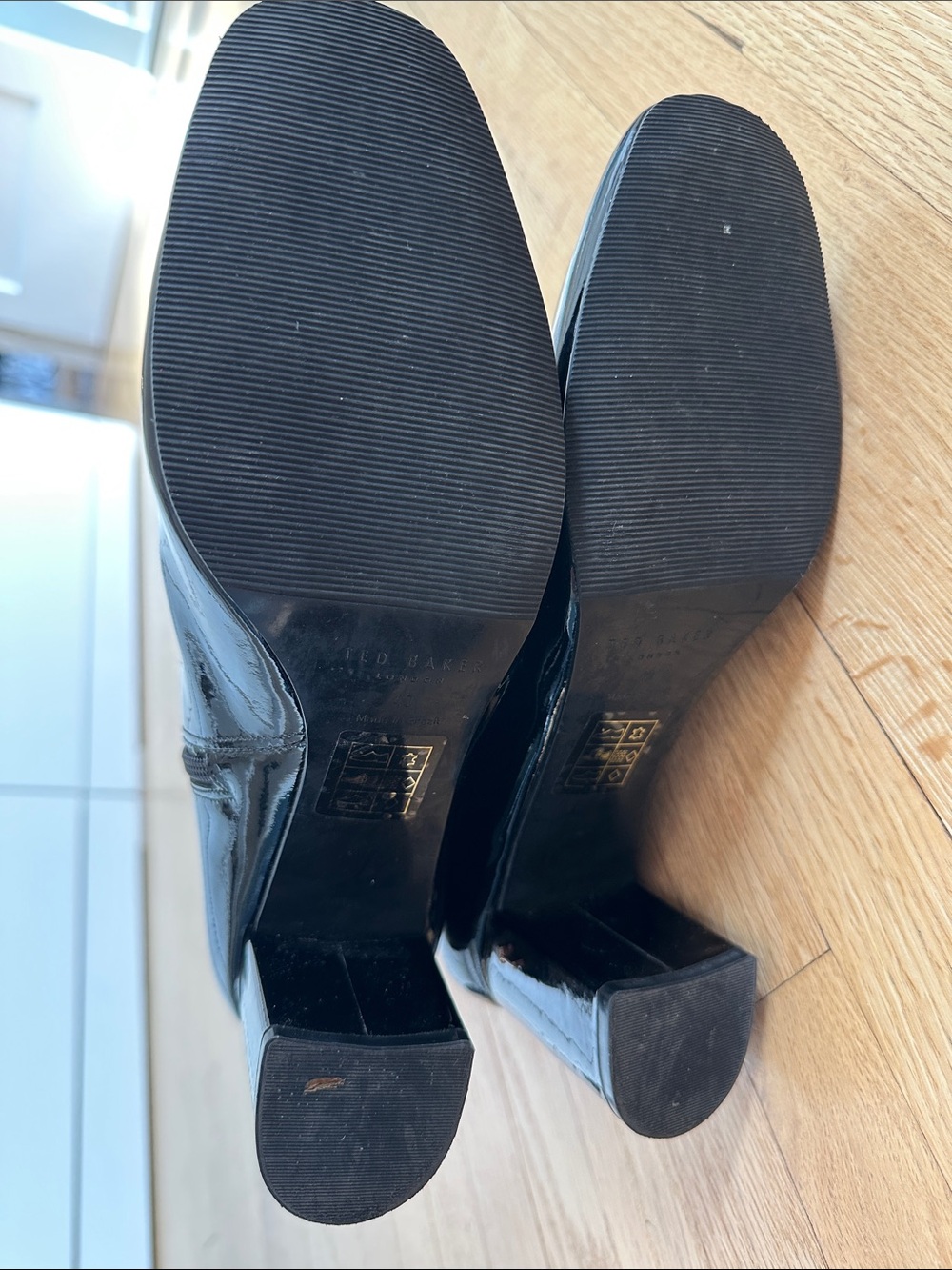 Ted Baker patent leather booties size 40 / 9 - Picture 7 of 13